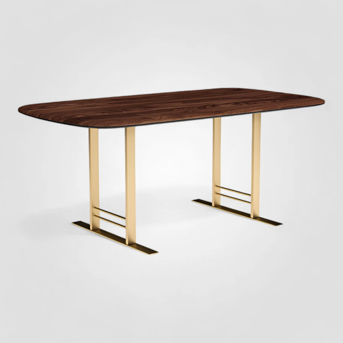 Стол обеденный 300 х 110 см коричневый Axel Dining Table Commune — фото 1