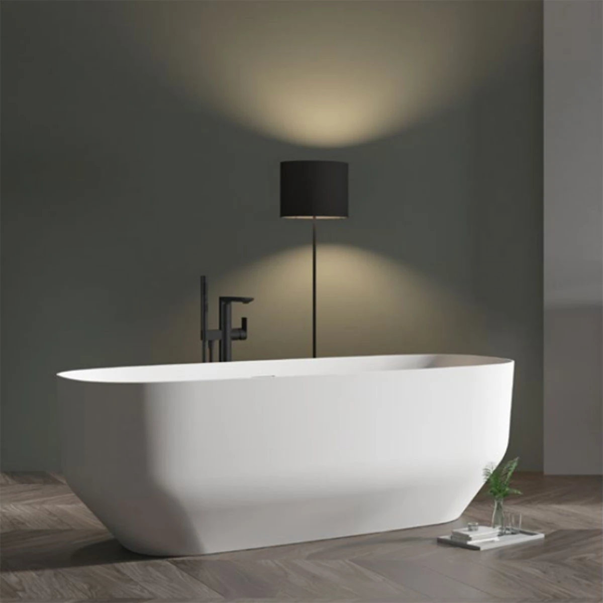 Ванна акриловая Vincea VBT-630, 1700*750*600, цвет белый, слив-перелив в комплекте, белый Vincea — фото 1