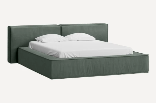 Кровать olive зеленая Клифтон Velvet DIVAN.RU — фото 1