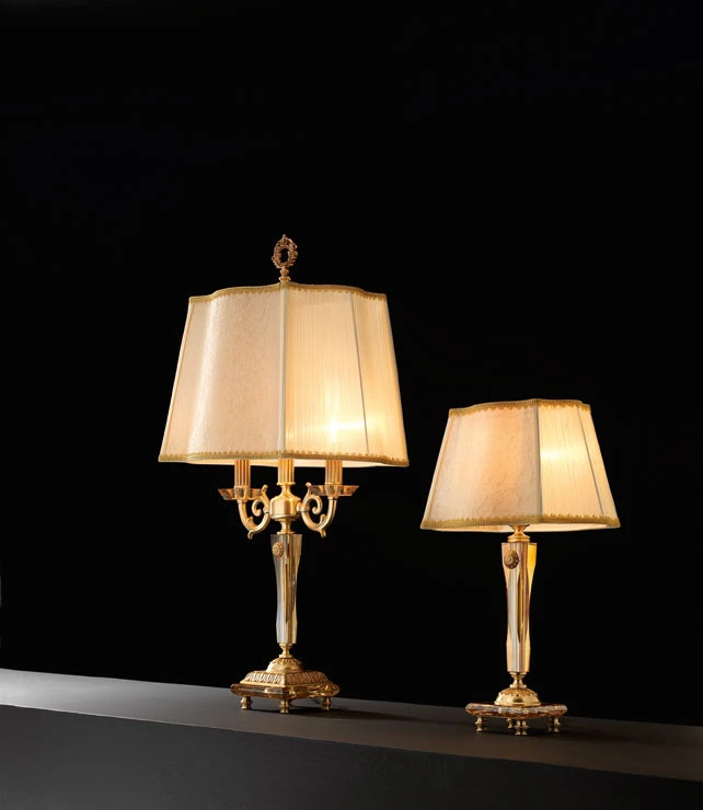 Малая настольная лампа с абажуром 30 см Ermes LP1 Euroluce Light of Italy — фото 2