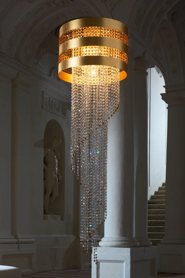 Люстра подвесная с абажуром Dafne S5 H150 Euroluce Light of Italy — фото 1