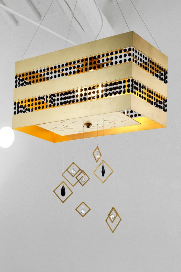 Люстра подвесная с абажуром Demetra superlux S4 Euroluce Light of Italy — фото 1