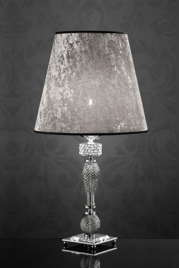 Настольная лампа с абажуром дымчатая Toochic Euroluce Light of Italy — фото 1