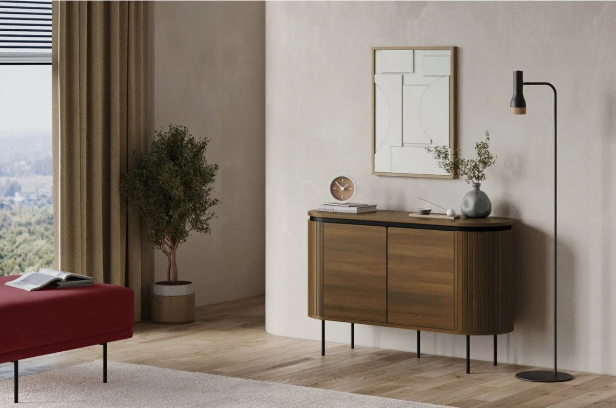 Тумба walnut коричневая Кэрнс-1 DIVAN.RU — фото 2