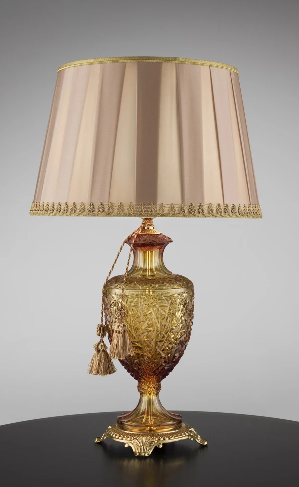 Большая настольная лампа с абажуром 45 см Cristel Euroluce Light of Italy — фото 1