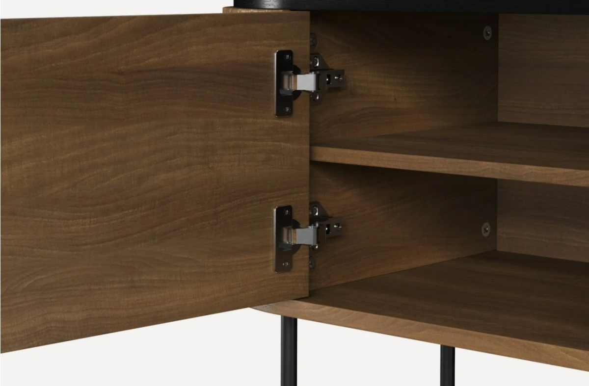 ТВ-тумба walnut коричневая Кэрнс DIVAN.RU — фото 3