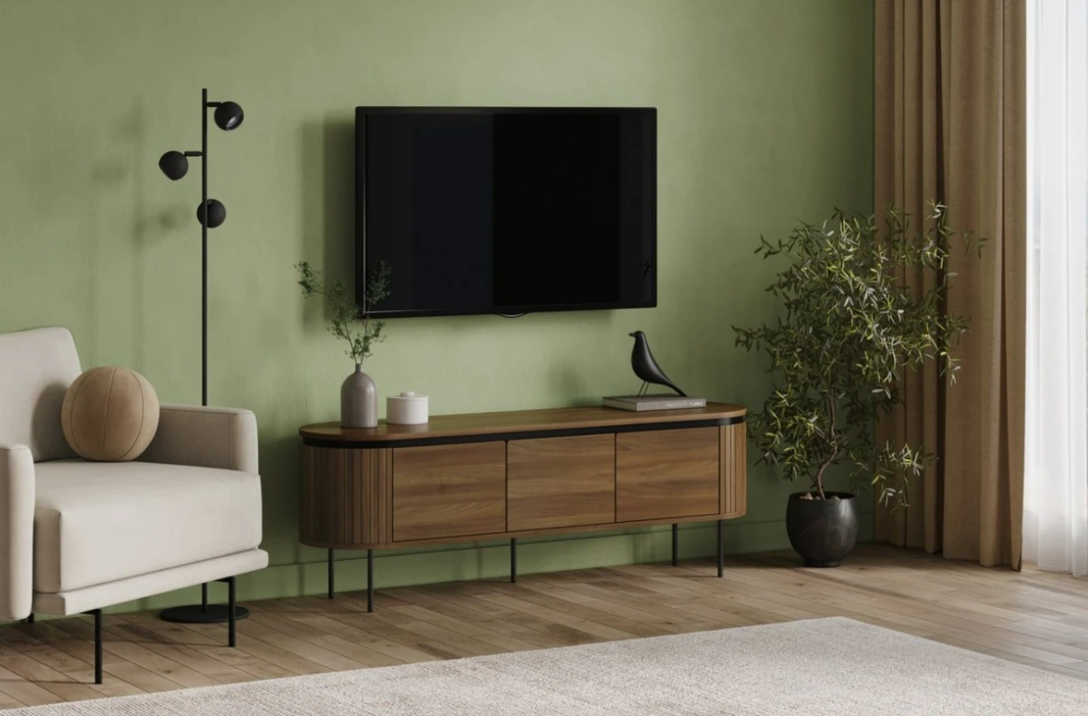 ТВ-тумба walnut коричневая Кэрнс DIVAN.RU — фото 6