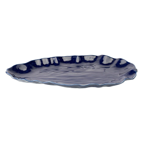 Блюдо сервировочное Clams синего цвета из коллекции Sea treasures Tkano — фото 1