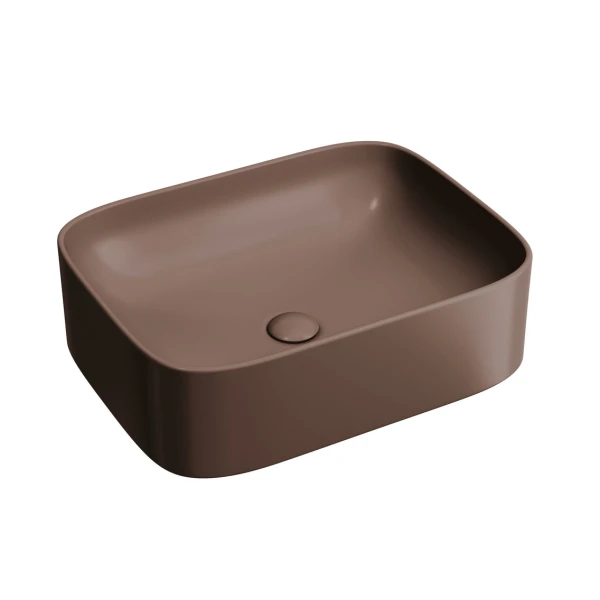 Накладная раковина 50 см темно-коричневый матовая Ceramicanova Element CN6052MDB Ceramicanova — фото 1