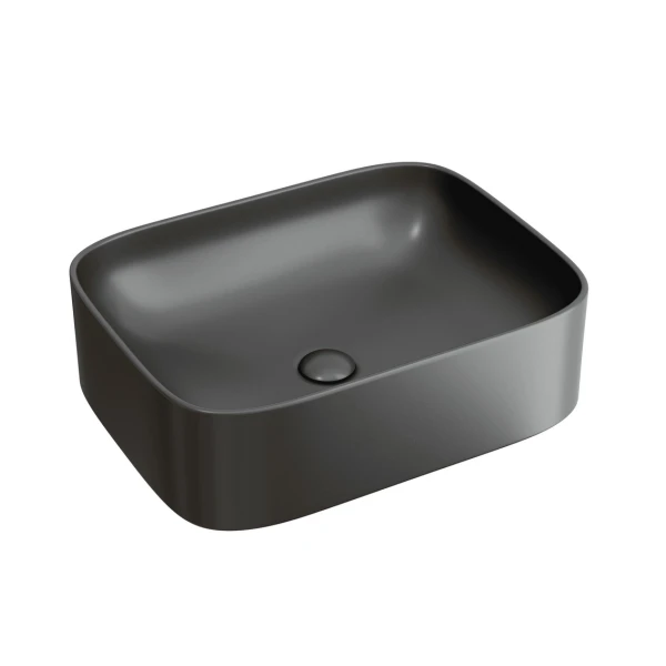 Накладная раковина 50 см темный антрацит матовая Ceramicanova Element CN6052MDH Ceramicanova — фото 1