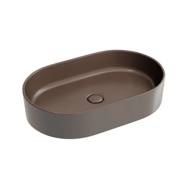 Накладная раковина 60 см темно-коричневый матовая Ceramicanova Element CN6048MDB Ceramicanova — фото 1