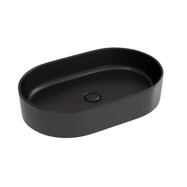 Накладная раковина 60 см черная матовая Ceramicanova Element CN6048MB Ceramicanova — фото 1