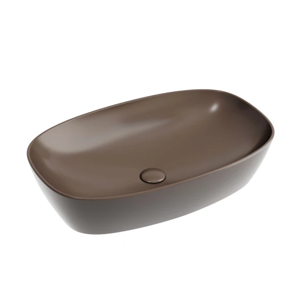 Накладная раковина 60 см темно-коричневый матовая Ceramicanova Element CN6049MDB Ceramicanova — фото 1