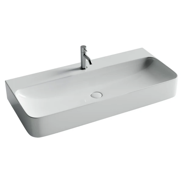 Подвесная раковина 102 см белая Ceramicanova Aura CN2007 Ceramicanova — фото 1