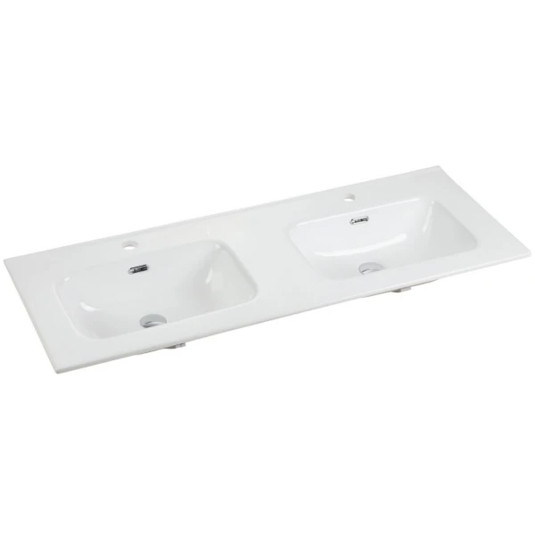Двойная раковина 122 см белая Ceramicanova Element CN7004 Ceramicanova — фото 1
