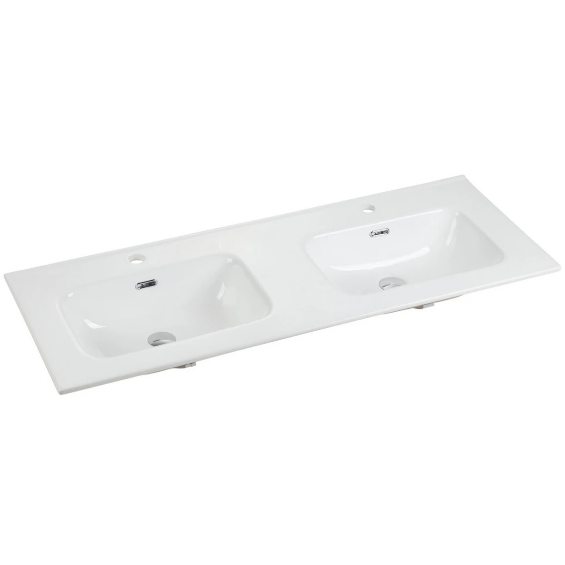 Двойная раковина 122 см белая Ceramicanova Element CN7004 Ceramicanova — фото 1