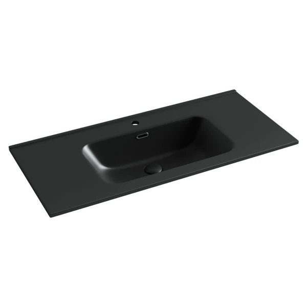 Накладная раковина 101 см черная матовая Ceramicanova Element CN7003MB Ceramicanova — фото 1