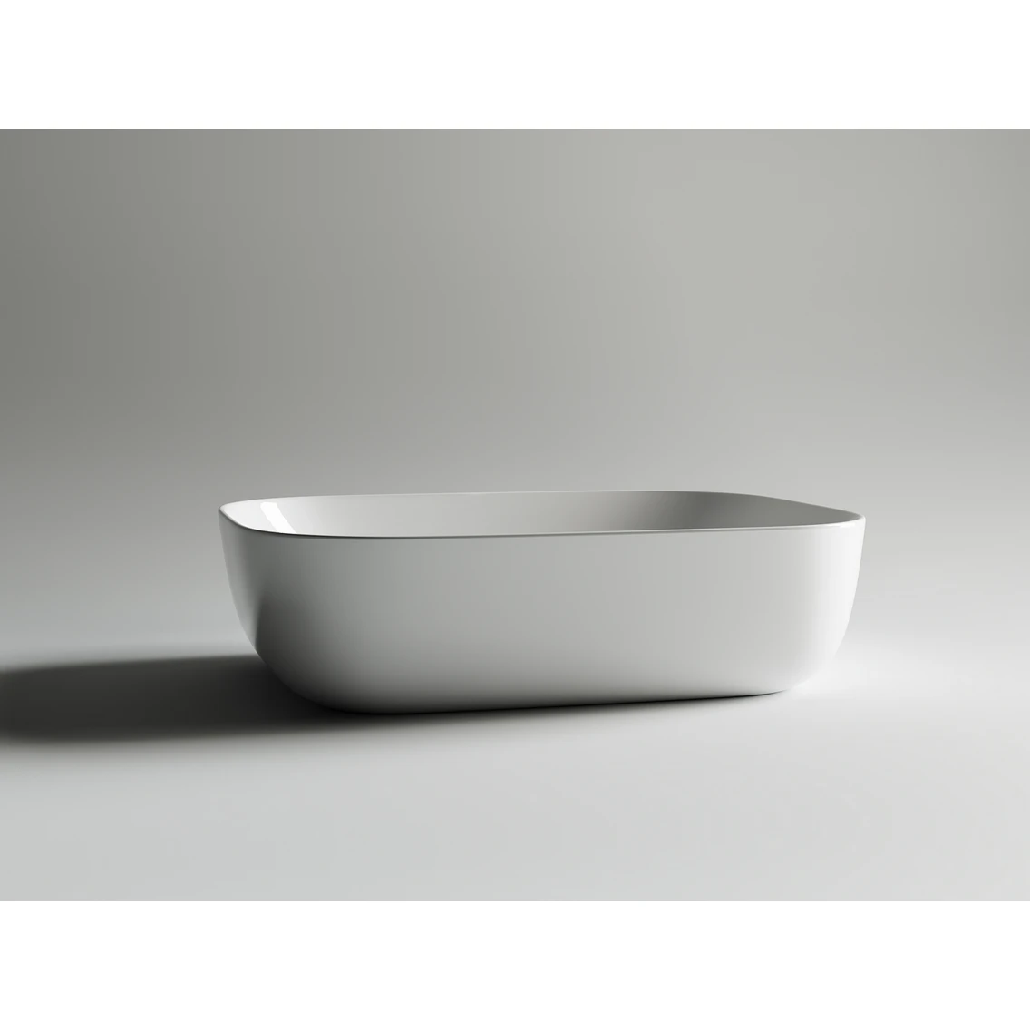 Накладная раковина прямоугольная 50 см белая Ceramicanova Element CN6008 Ceramicanova — фото 2