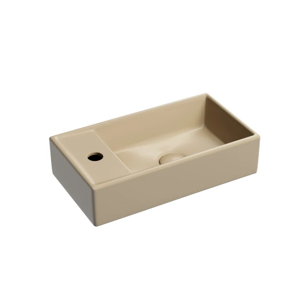Подвесная раковина 40 см капучино матовая Ceramicanova Element CN6051RMC Ceramicanova — фото 1