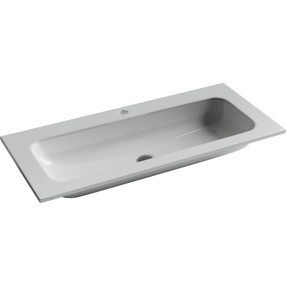 Накладная раковина прямоугольная 101 см белая Ceramicanova Element CN7013 Ceramicanova — фото 1