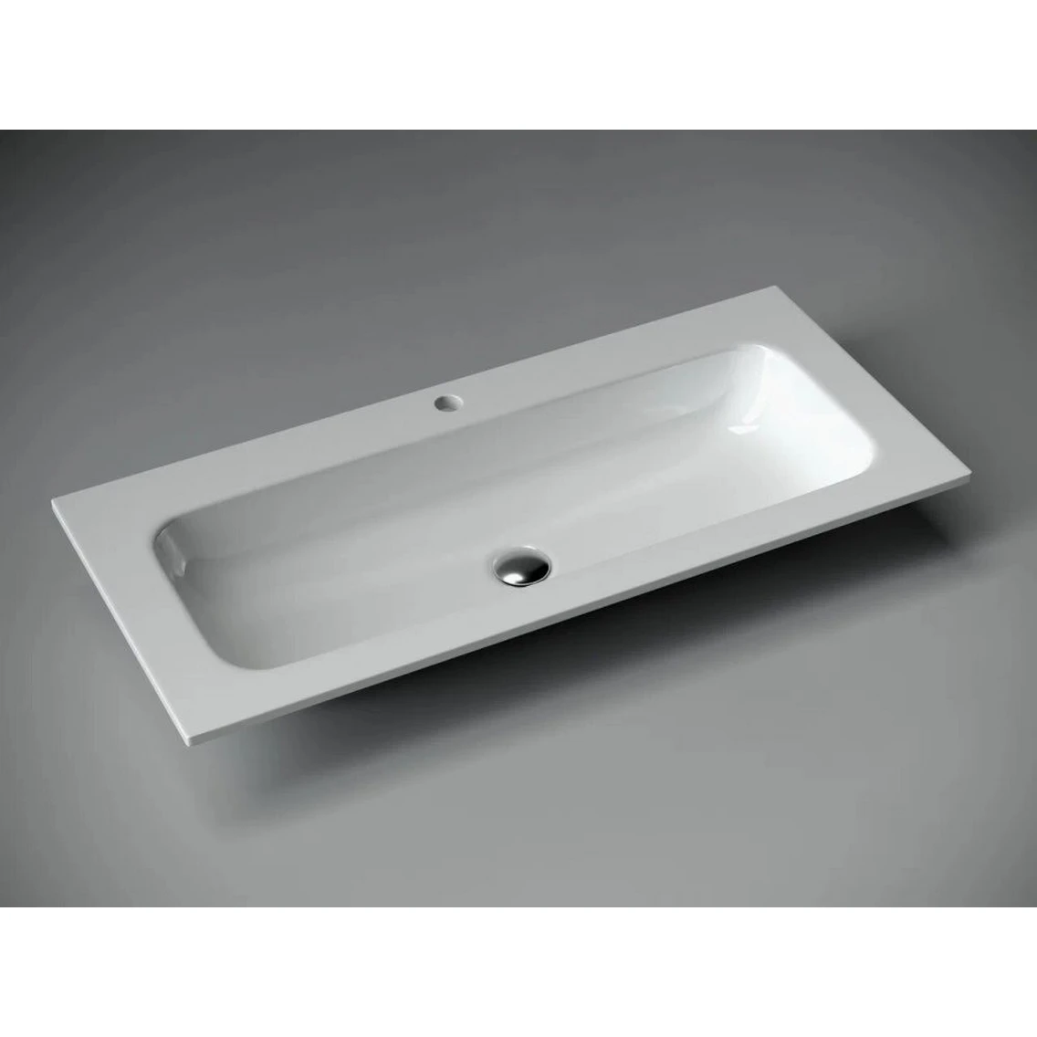 Накладная раковина прямоугольная 101 см белая Ceramicanova Element CN7013 Ceramicanova — фото 2