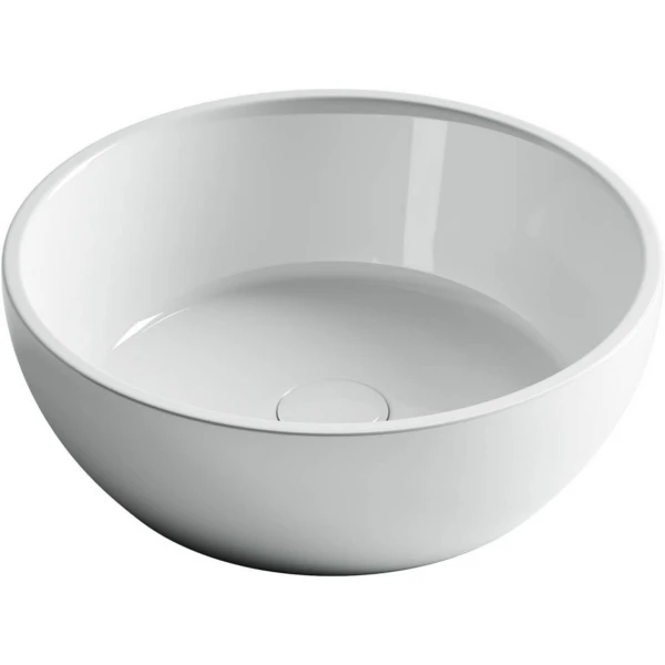 Накладная раковина круглая 41х41 см белая Ceramicanova Element CN6021 Ceramicanova — фото 1