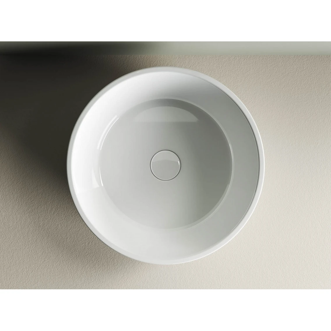 Накладная раковина круглая 41х41 см белая Ceramicanova Element CN6021 Ceramicanova — фото 2