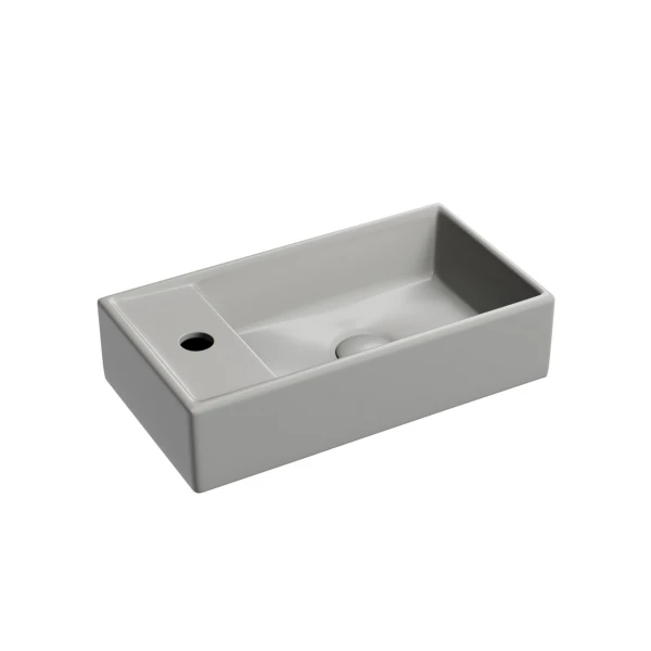 Подвесная раковина 40 см антрацит матовая Ceramicanova Element CN6051RMH Ceramicanova — фото 1