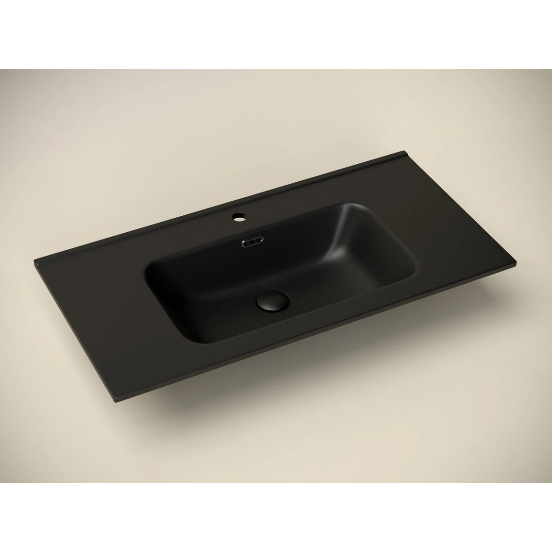 Накладная раковина 91 см черная матовая Ceramicanova Element CN7002MB Ceramicanova — фото 2