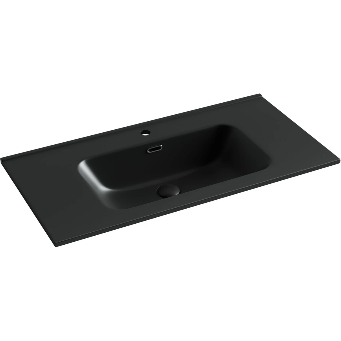 Накладная раковина 91 см черная матовая Ceramicanova Element CN7002MB Ceramicanova — фото 3