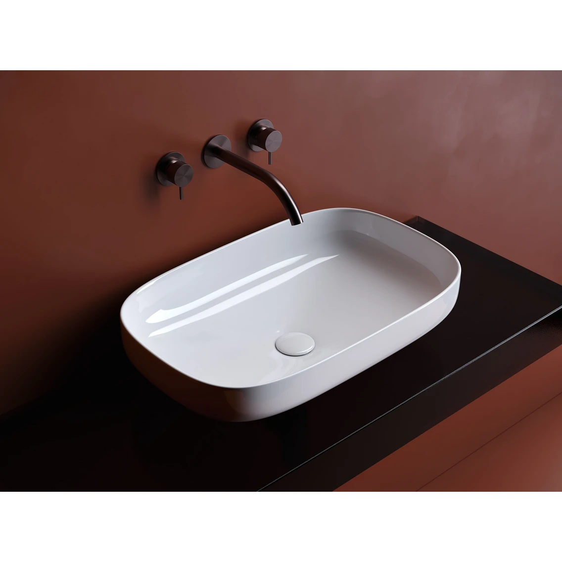 Накладная раковина 60 см белая Ceramicanova Element CN5030 Ceramicanova — фото 4