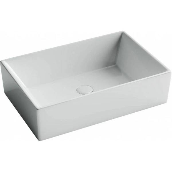 Накладная раковина прямоугольная 59х39 см белая Ceramicanova Element CN5013 Ceramicanova — фото 1