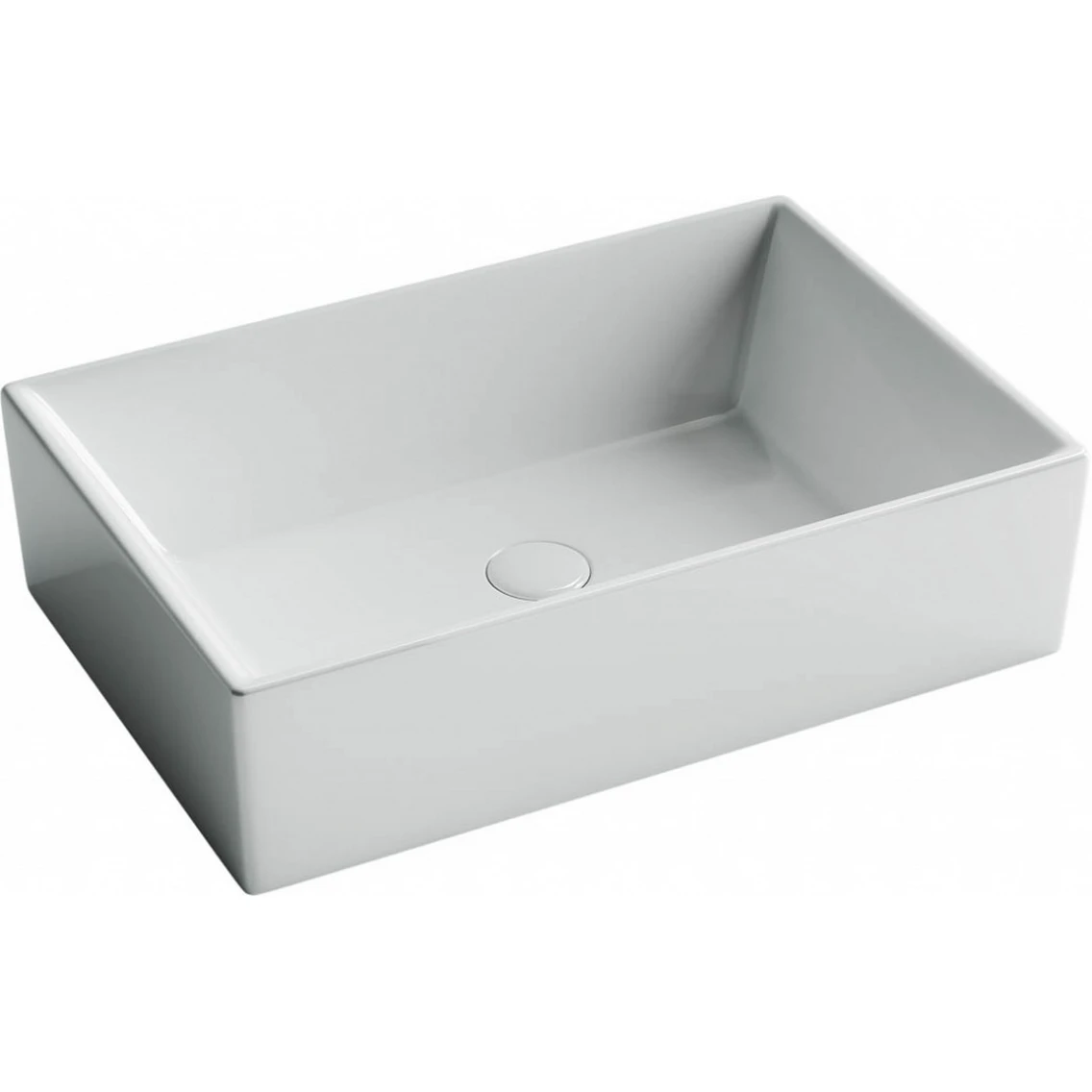 Накладная раковина прямоугольная 59х39 см белая Ceramicanova Element CN5013 Ceramicanova — фото 1