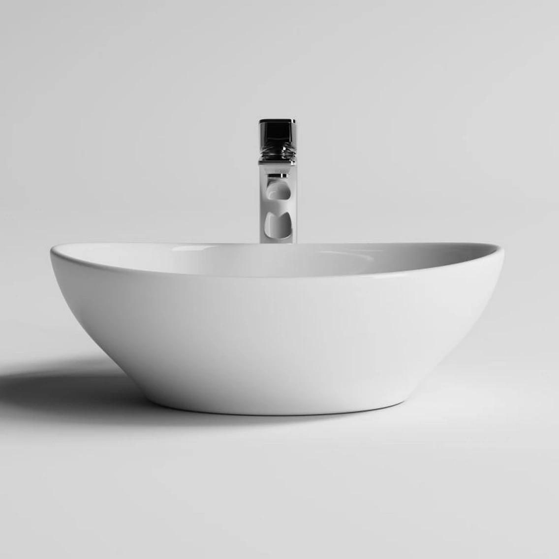 Накладная раковина 40x33 см белая Ceramicanova Element CN6016 Ceramicanova — фото 2
