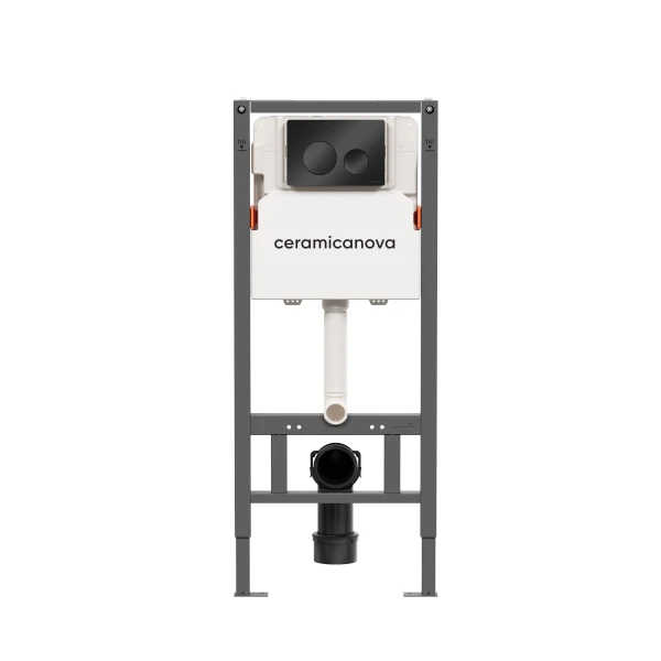 Система инсталляции для унитазов Ceramicanova Balance с кнопкой смыва Circle CN121001MB Ceramicanova — фото 1