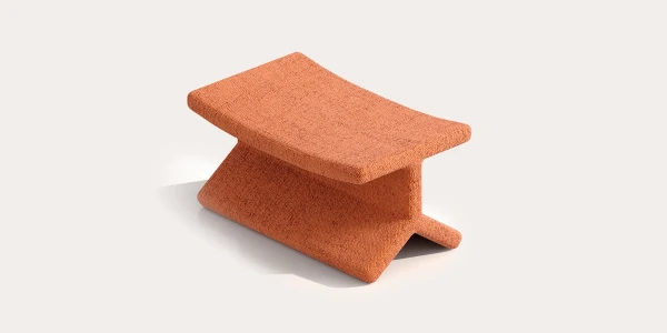 Банкетка коричневая Plain bench Bino Home — фото 1