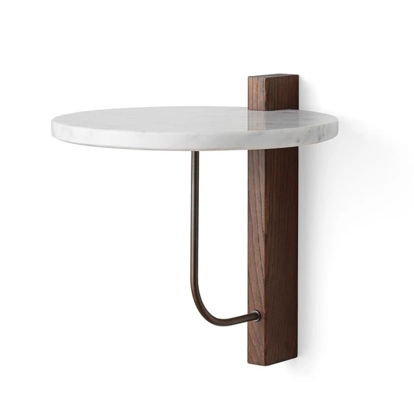 Полка Corbel Shelf Dark Oak Marble Audo Copenhagen — фото 1