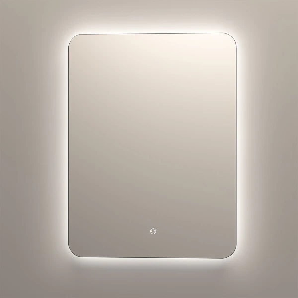 Зеркало LED VLM-3BE600 600х800 c сенсорным выключателем и диммером Vincea — фото 1