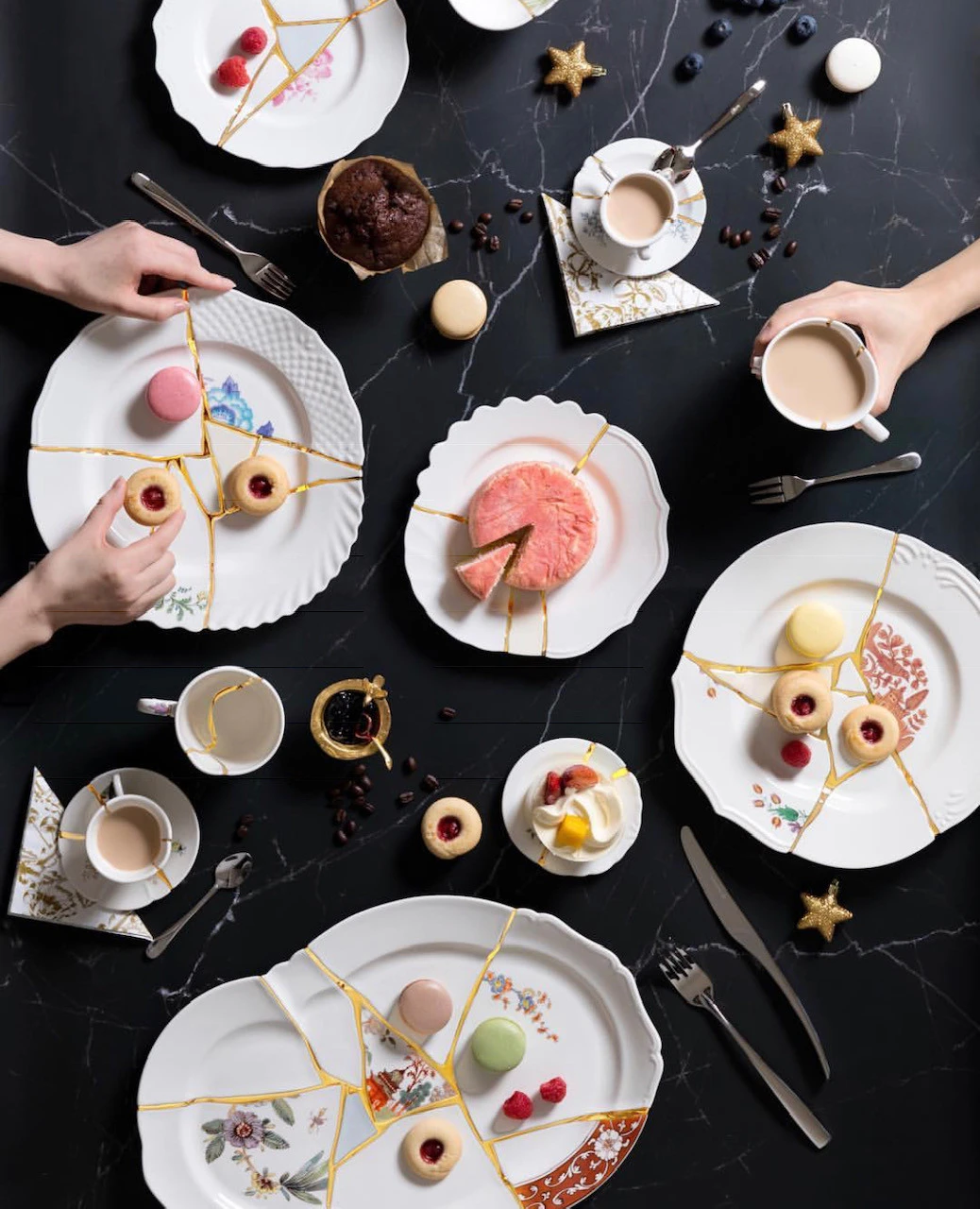 Тарелка столовая мелкая Kintsugi, Seletti Seletti — фото 5