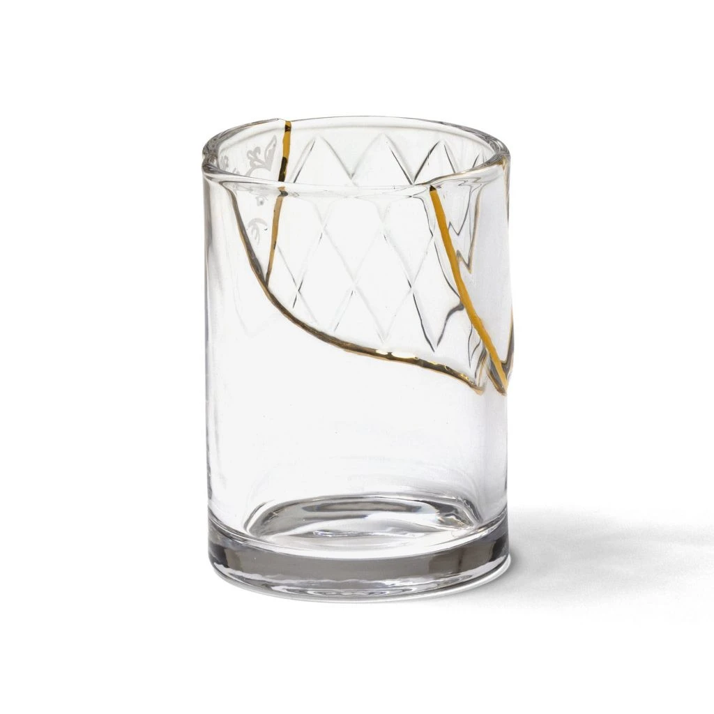 Стакан бело-золотой Kintsugi Seletti — фото 1