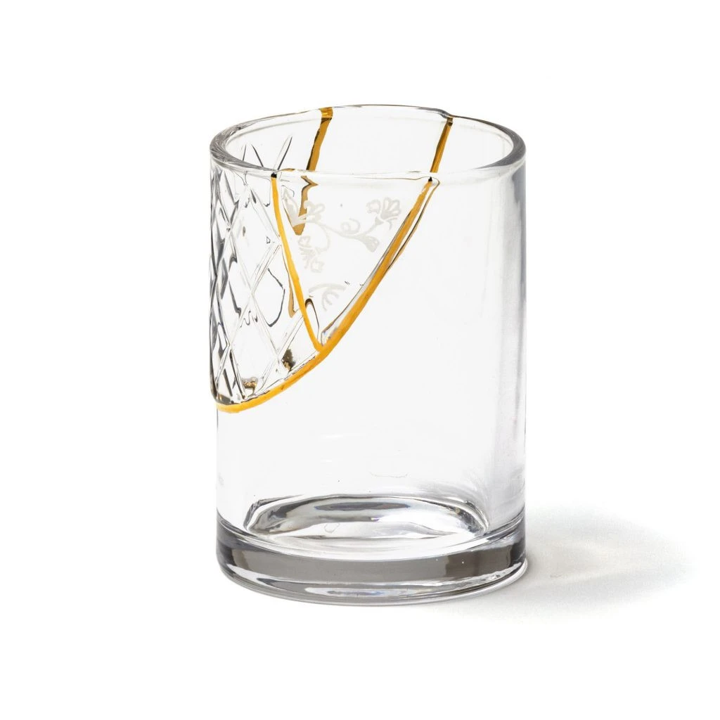 Стакан бело-золотой Kintsugi Seletti — фото 4