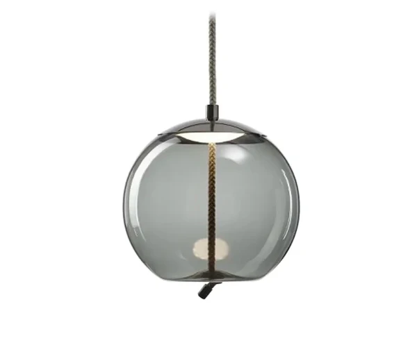 Подвесной светильник Knot Sfera Smoke Grey Brokis — фото 1