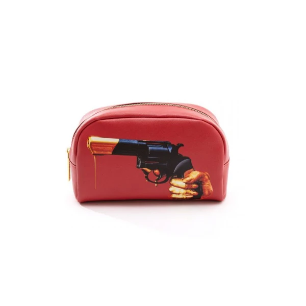 Косметичка на молнии красная Revolver Seletti — фото 1