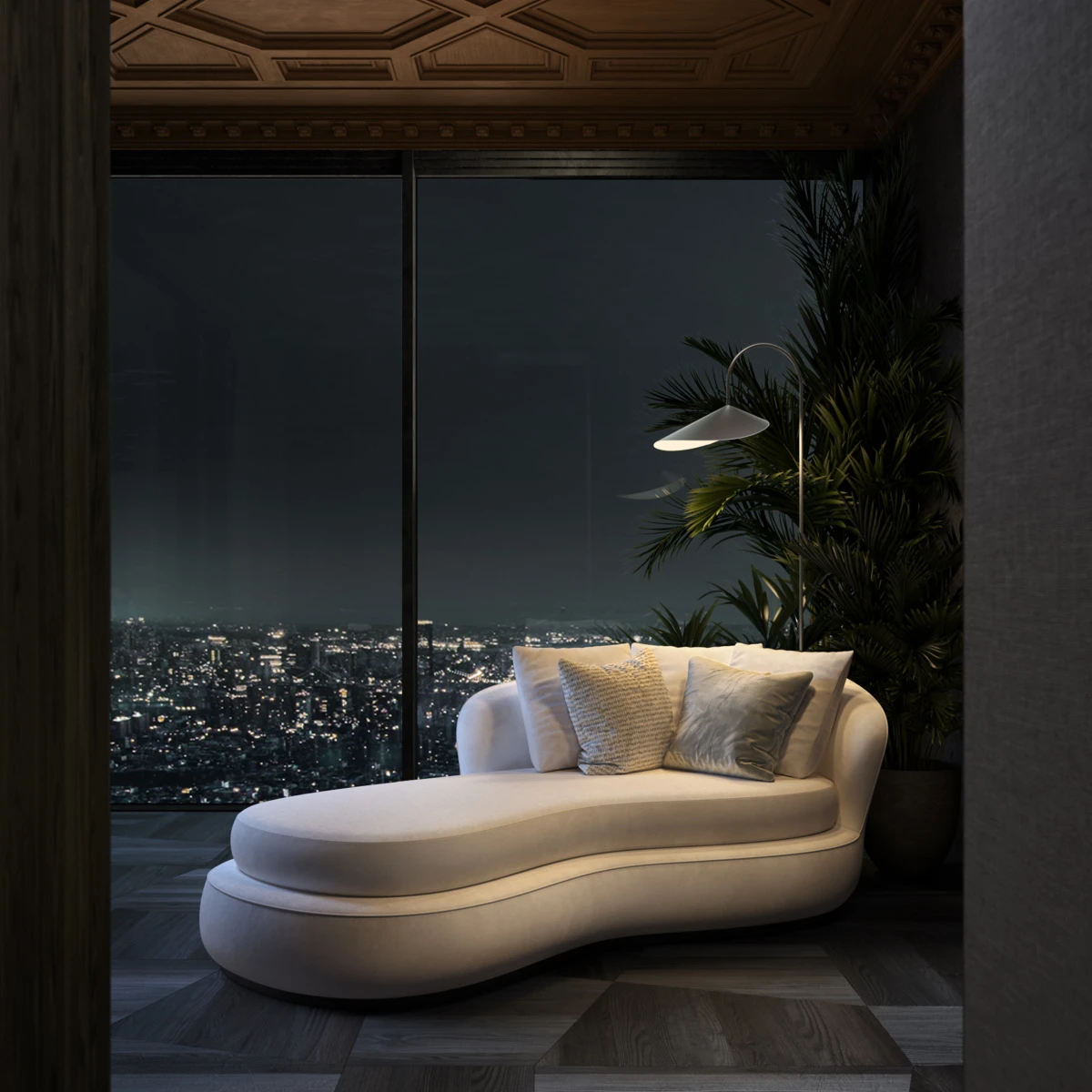 Кушетка белая Aria FiftyFourms — фото 5