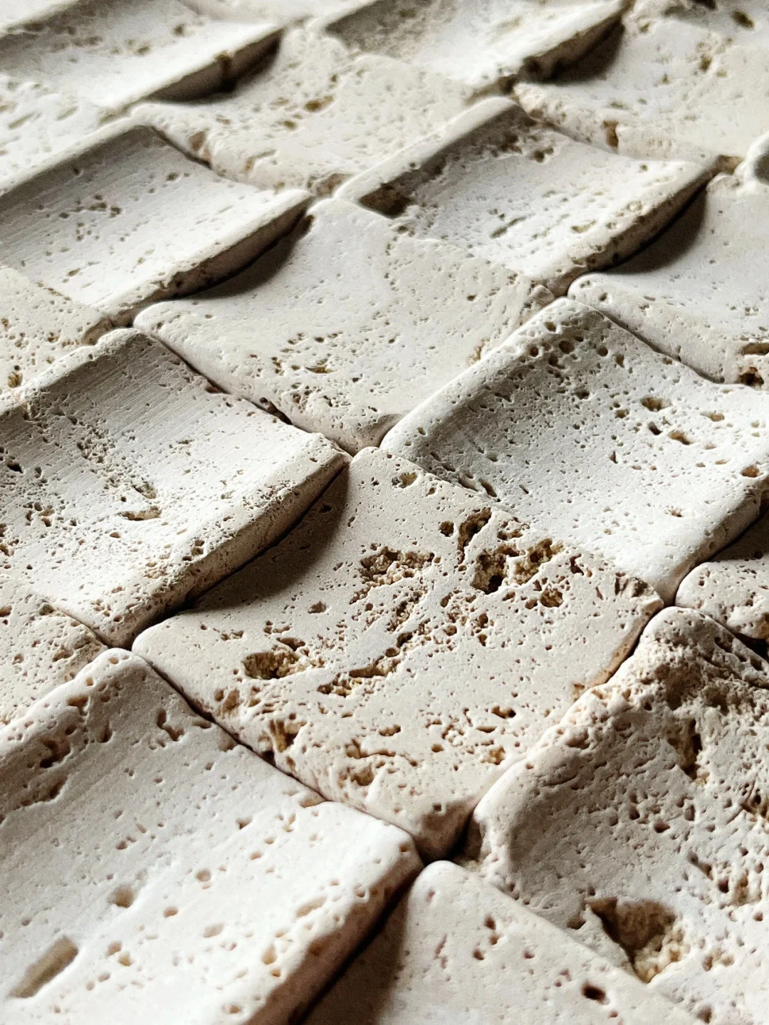 Панель 600х1200 мм Травертин мозайка Travertine Mosaic БАЙДЖАКС стеновые панели — фото 3