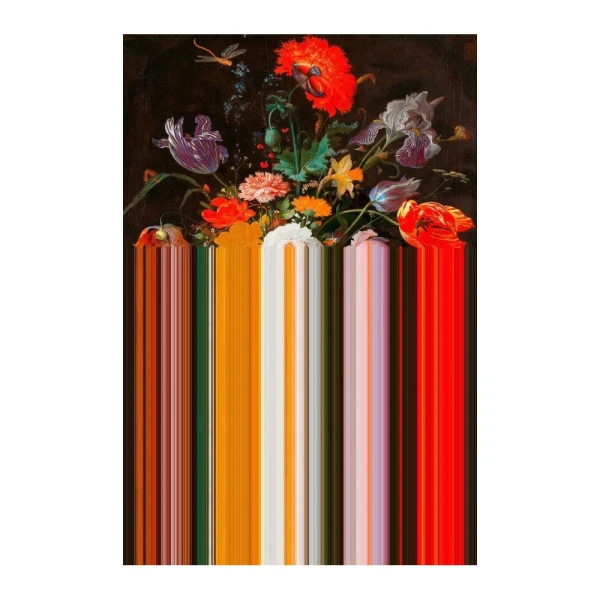 Ковер Glitch Red Rectangular Qeeboo — фото 1