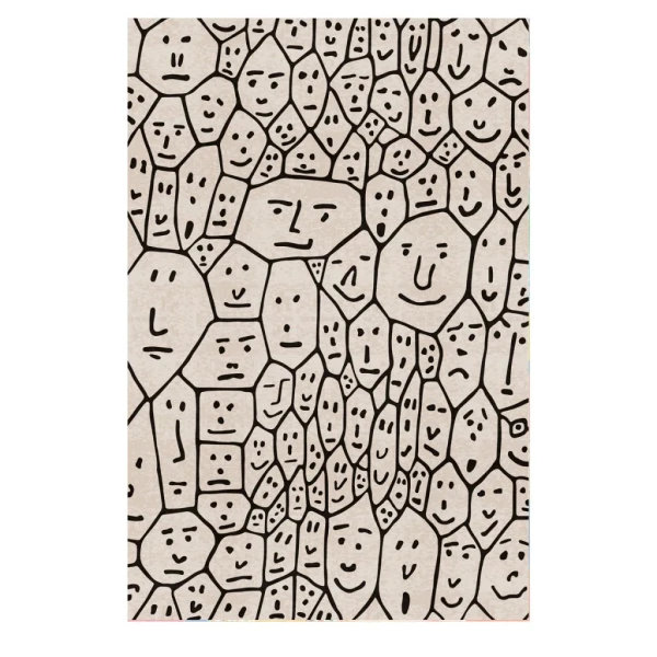 Ковер People 1, Qeeboo Qeeboo — фото 1