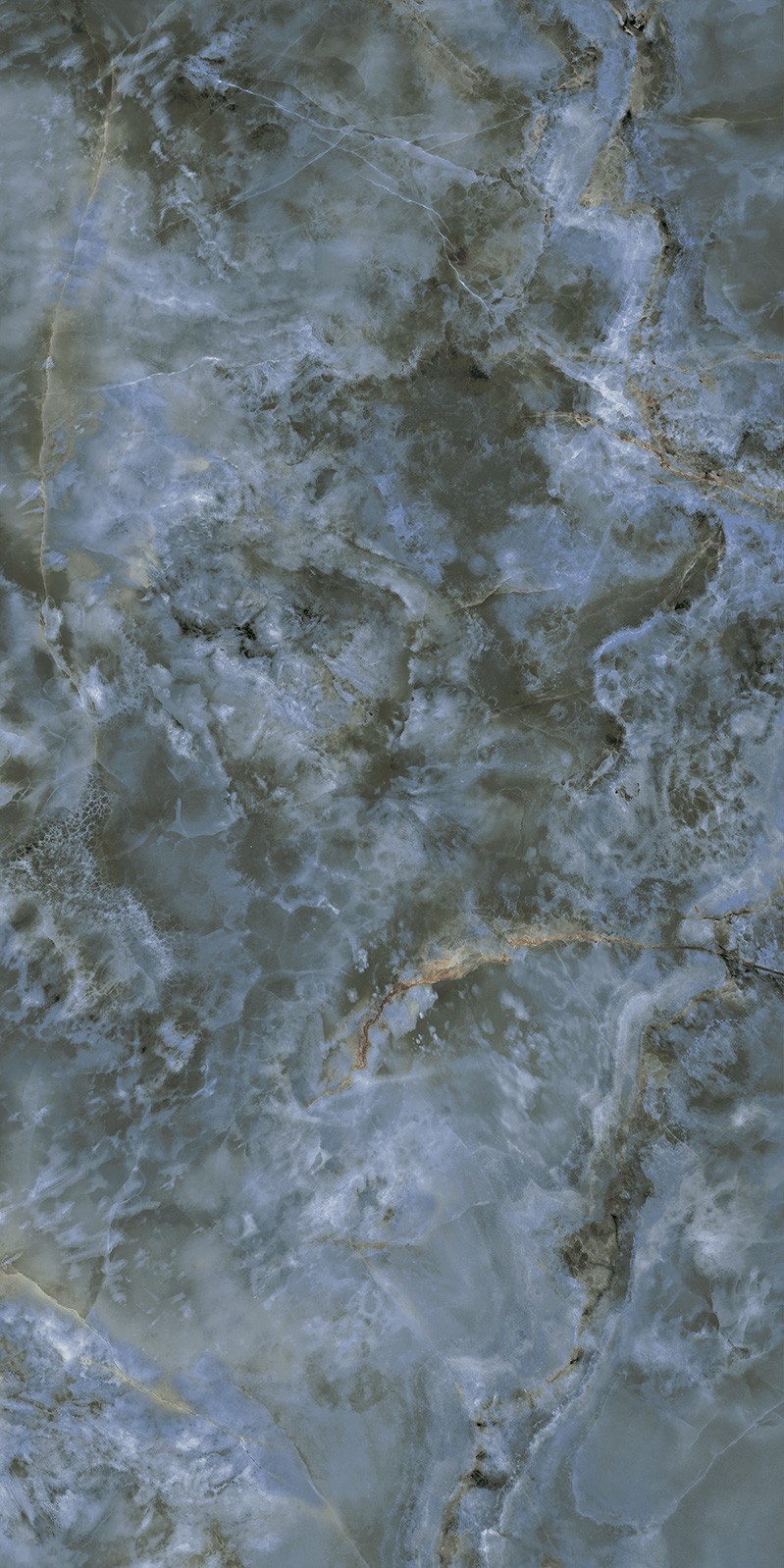 Керамическая плитка Сен-Тропе синий глянцевый обрезной 60x119,5x0,9 Kerama Marazzi — фото 1