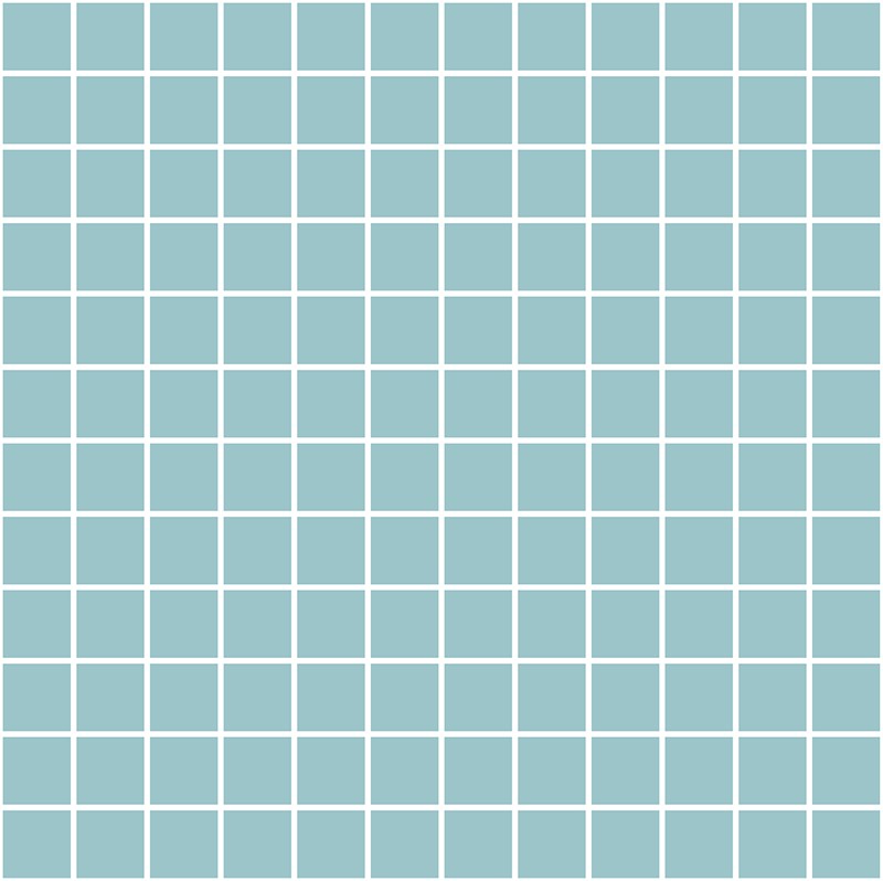 Керамическая плитка Темари бирюза матовый 29,8x29,8x0,35 из 144 частей 2,3х2,3 Kerama Marazzi — фото 1