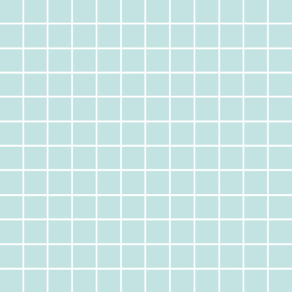 Керамическая плитка Темари бирюзовый светлый матовый 29,8x29,8x0,35 из 144 частей 2,3х2,3 Kerama Marazzi — фото 1